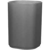 Resim Ganzhoushop Kalemlik Şeffaf Mat Kaplama Kalemlik Yerden Tasarruf Sağlayan Çok Amaçlı Kalemlik Kupa Masaüstü Okul Ofis Siyah 