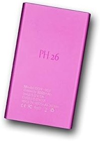 Resim PH26 8000mAh Harici USB Yedek Pil LED'li (Kablo Dahil) Güç Bankası Gül Çıkışı Akıllı Hızlı Şarj Mpman PH380 