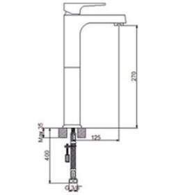 Resim Newarc Aqua Çanak Tipi Lavabo Bataryası 941001 