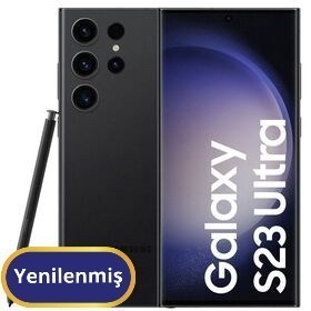 Resim Samsung S23 Ultra Yenilenmiş TR Garanti | 256 GB 8 GB Siyah 