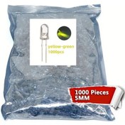 Resim Dashanshop 1000 Adet Sarı Yeşil 5mm Led Tüp 36v Dıy Projeler Aydınlatma 