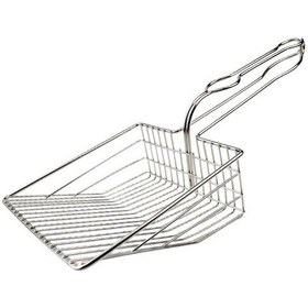 Resim Soulader Kedi Kumu Küreği Metal Uzun Saplı Derin Kepçe Pooper Scooper Kaka Süzgeç Filtre Evcil Hayvan Temizlik Aracı Yavru Kedi Kumu Küreği 