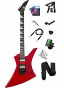 Resim Maxword DG-34RD Kelly Kasa Floyde Rose 2x Zebra Humbucker Manyetik Elektro Gitar 