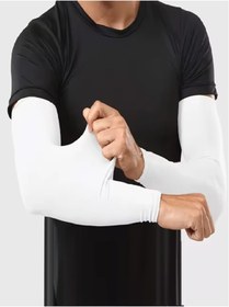 Resim Ferzin Motosiklet Bisiklet Rüzgarlık, Güneşlik Kolluk Koruyucu Beyaz 