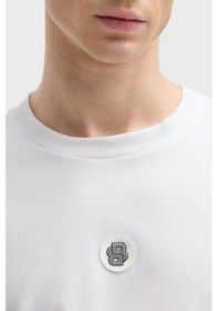 Resim Boss Erkek T Shirt 50535409 100 Beyaz Beyaz 