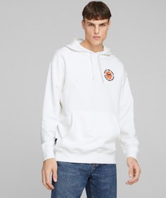 Resim Puma Downtown Graphic Hoodie White 