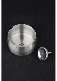 Resim Çelik 8 Cm Kafe Restaurant Lokanta Yuvarlak Kül Tablası Küllük Mt172by 