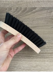 Resim RENK YAPI RÜYASI Lofır Ayakkabı Bakım Fırçası, Ahşap Gövde Verniksiz, Yumuşak Kıl Yapısı Yüzeye Zarar Vermez 
