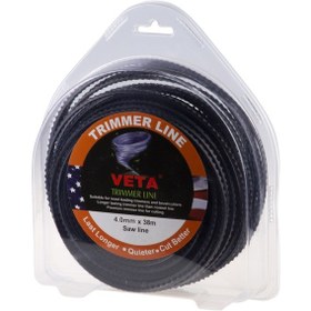 Resim Veta Misina Pro 4.0mm 32m Siyah Tırtıklı 