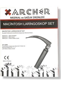 Resim Archer Macintosh Laringaskop Set 3'lü 