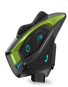 Resim Shark2 2 Kişi 1 KM İnterkom Gürültü Azaltma Motorcu Kask Kulaklığı 