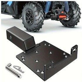 Resim Hightower 1 Adet 3500 Lbs Yük Kapasiteli Siyah Çelik Römork Çeki Demiri 2 İnç Alıcı Çubuğu Atv Utv Suv Kamyon 