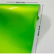 Resim Dream011 Araçlar İçin Yüksek Parlaklık Kendinden Yapışkanlı Pvc Film - Magic Green 