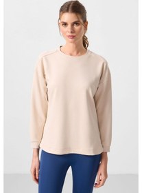Resim Tommylıfe Rahat Form O Yaka 2li Paket Bej-kahverengi Kadın Tunik Sweatshirt - 97305 Bej - Kahverengi 