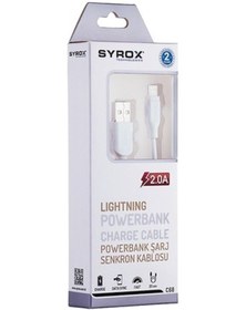 Resim Syrox Lightning Apple iPhone Uyumlu Hızlı Şarj Ve Data Kablosu Syrox Ürünü 