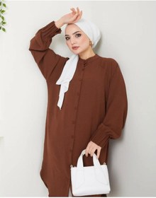 Resim YILMAZBARMAZ Kadın Ayrobin Nervürlü Maxi Boy Tunik 