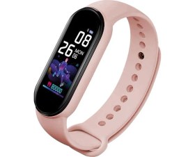 Resim Polosmart PSSW17 Akıllı Bileklik 5.1V Titreşimli Bluetooth Adım Sayar Kalp Atışı Uyku Takibi Pembe 