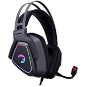 Resim Gamepower Kyruse 7.1 Surround RGB Titreşimli Gri Oyuncu Kulaklığı 