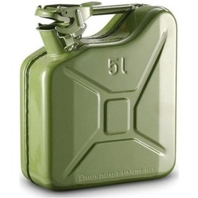 Resim Gelg 5 Lt Metal Benzin Bidonu Polonya Malı 