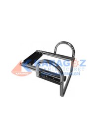 Resim Krom Merdiven Teleskopik Platform Üstü 3'Lü Bastonlu Imalattan 