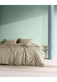 Resim Madame Coco Crep King Size %100 Pamuk Düz Nevresim Takımı - Bej 8684427192092 Ekru 