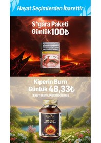 Resim Kiperin Burn Vücut Yağı Hedefleyici L-karnitin, Yeşil Çay, Guarana, Zencefil, Garsiniya, Kafein 60 Kapsül 