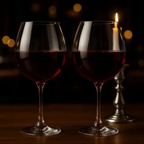 Resim Şarap Kadehi - 2'li 