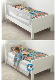 Resim 180 65 Cm Gri Yatak Bariyeri, Yatak Korkuluğu 