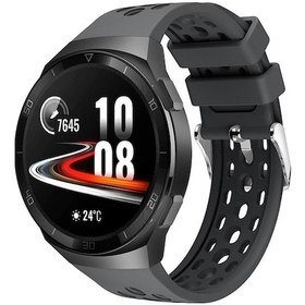 Resim Novahub Huawei Watch Gt2e Gt 2e Akıllı Saat Bandı İçin 22mm Spor Silikon Kordonlu Saat Kayışı - Beyaz Siyah 