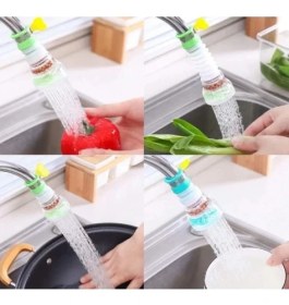 Resim Oynar Başlıklı Pervaneli Taşlı Musluk Başlığı 