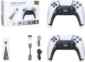 Resim 4K Android TV Stick ve Retro Game 10000 Oyunlu 64GB 