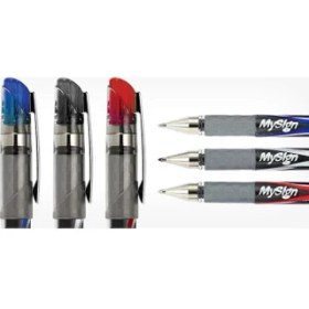Resim My Sıgn Jel Roller Imza Kalemi Mavi 1 mm (6030)12 Li 
