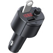 Resim Araba Için Bluetooth Fm Verici, Eller Serbest Arama ve 2 USB Bağlantı Noktası Şarj Desteği ile Kablosuz Bluetooth Fm Müzik Çalar Fm Verici/araç Kiti (Yurt Dışından) 