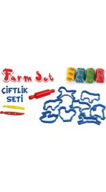 Resim ERN-588 Heroes Orta Kutulu Çiftlik Oyun Hamuru Seti 