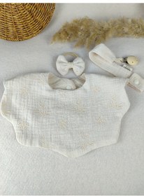 Resim Venedy's Ivory Mama Önlüğü Seti Ekru 