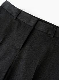 Resim Silana Koyu Gri Pantolon - STD / 40 