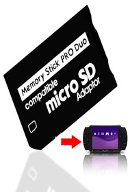 Resim POPKONSOL Sony Psp Micro Sd Memory Stick Pro Duo Çevirici Adaptör Dönüştürücü Kart Okuyucu - Al2501 