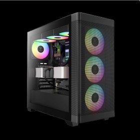 Resim GAMDIAS ATHENA M3, 850W, 80+ Bronze, Tempered Glass, Type-C, Mesh Ön Panel, ARGB, ATX, GAMING KASA 