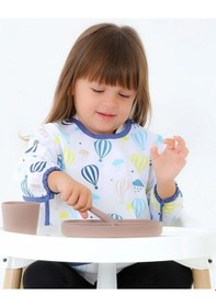 Resim Babyjem Baskılı Blw Kollu Mama Önlüğü Avakado Desen 