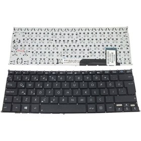 Resim Notespare Asus ile Uyumlu VivoBook X201L-1007E, X201L-2117E, X202E-CT006H Notebook Klavye Siyah TR 