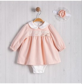 Resim Nopeli Bandanalı Bebe Kız Jile Badi SOMON 