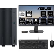 Resim Asus Expertcenter P500 Mini Tower Intel Core I7 13620H 80GB 4tb SSD 27" Fhd Monitör W11P Masaüstü Bilgisayar & Per4 USB Bellek P500I716512B0DMNT430 