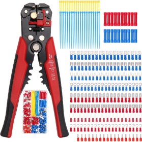 Resim KKmoon 260 Adet Kıvrım Kablo Terminalleri Seti Kiti Isıyla (Yurt Dışından) 