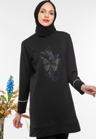 Resim CNG MODA Bayan Tesettür Kelebek Taşlı Eşofman Takımı Yepyeni 