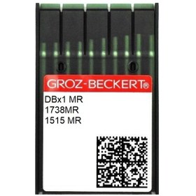 Resim GrozBeckert DBX1 MR 16/100 Düz Makine İnce Dip Eğri Uç Dikiş İğnesi - 100Adet 