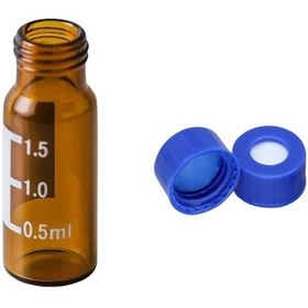 Resim Borox Cam Vial Vida Kapaklı N9 - Amber 2 ML 100 Adet 