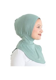 Resim Modish Group Kadın Boyunluklu Hijab Tesettür Pratik Spor Bone - Sarı Açık Yeşil 