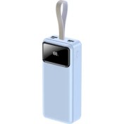 Resim İXtech IX-PB028 30.000 Mah Dijital Göstergeli Powerbank Taşınabilir Şarj Cihazı - Beyaz 