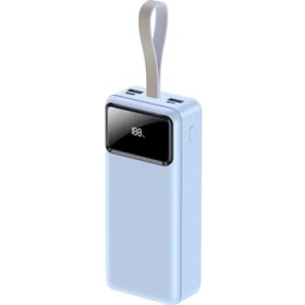 Resim İXtech IX-PB028 30.000 Mah Dijital Göstergeli Powerbank Taşınabilir Şarj Cihazı - Beyaz 