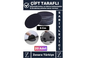 Resim Kendinden Yapışkanlı Iz Bırakmaz Tekrar Kullanılabilir Pratik Halı Kilim Kaydırmaz Cırt Bant 20 Adet 